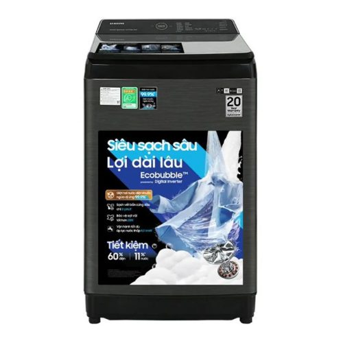 Máy Giặt Samsung Inverter 12 kg WA12CG5886BVSV cửa trên