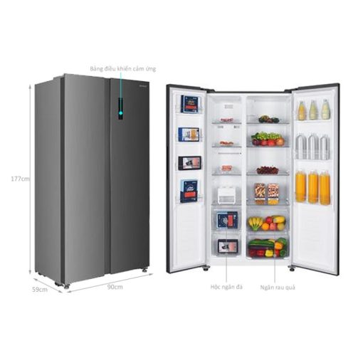 Tủ lạnh 2 cánh side by side 442 lít Sharp SJ-SBX440V-SL - Ảnh 3