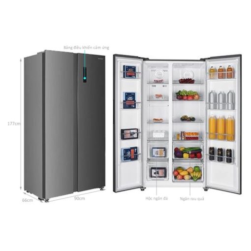 Tủ lạnh 2 cánh side by side 532 lít Sharp SJ-SBX530V-SL - Ảnh 3