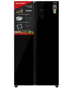 Tủ lạnh 2 cánh side by side 532 lít Sharp SJ-SBX530VG-BK