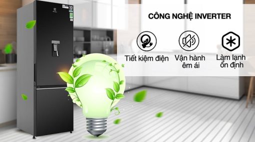 Tủ lạnh Electrolux Inverter 335 Lít EBB3762K-H - Ảnh 2