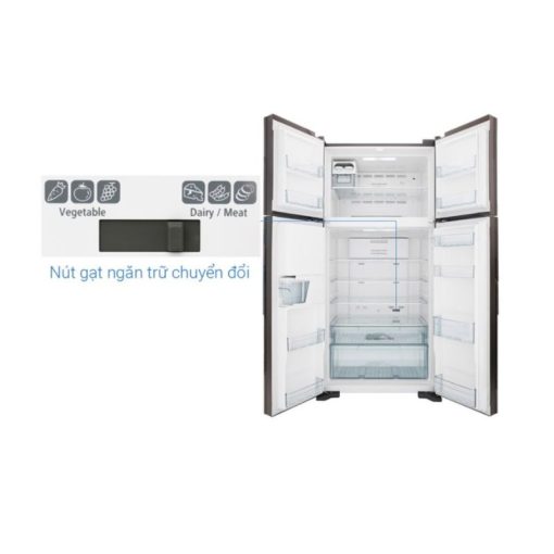 Tủ lạnh Hitachi Inverter 540 lít R-FW690PGV7 GBW - Ảnh 3
