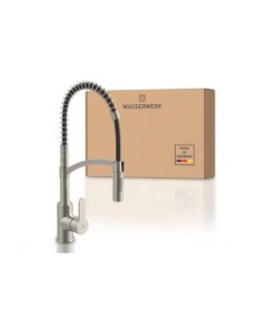 Vòi rửa bát Wasserwerk WK 3 stainless steel look, spiral spring 700555