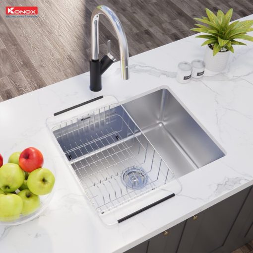 Chậu rửa bát Konox chống xước Workstation Sink – Undermount Sink KN5444SU Dekor - Ảnh 3