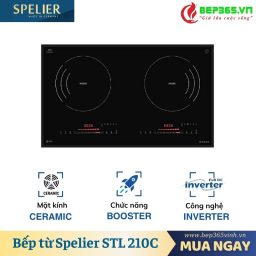 Bếp từ đôi Spelier STL 210C lắp âm