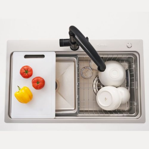 anh chau rua bat inox 1 ho konox workstation sink kn8048ts dekor