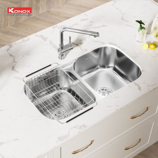 Chậu rửa bát Konox KN8246DUA - Ảnh 2