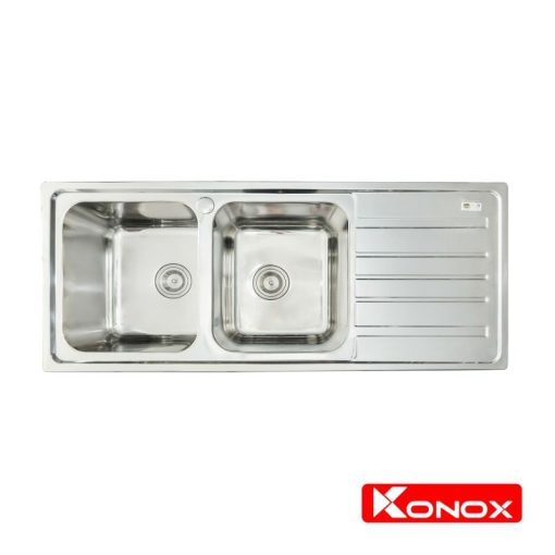 Chậu rửa chén bát Konox Artusi KS11650 1D Bàn phải - Ảnh 2
