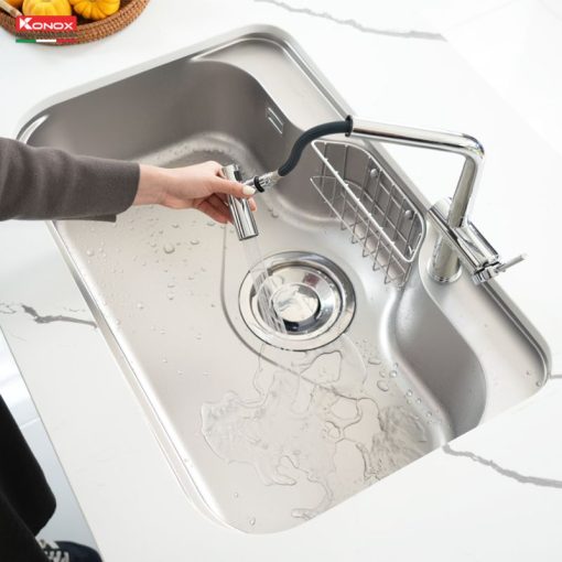 Chậu rửa bát inox 1 hố Konox TARI 7851SR Basic - Ảnh 3
