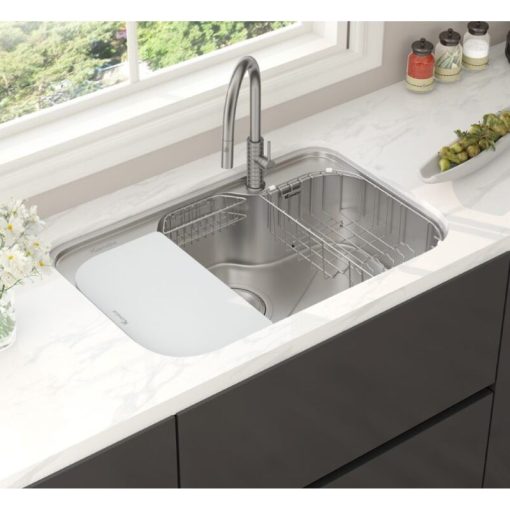 Chậu rửa bát inox 1 hố Konox Tari 7851SR - Ảnh 2