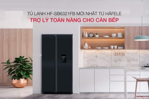 Ảnh tủ lạnh side by side Hafele HF-SB5321FB 534.14.021