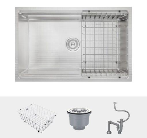 Chậu rửa bát Konox chống xước Workstation Sink – Undermount Sink KN7044SU Dekor - Ảnh 4