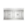 chau rua bat chong xuoc konox top mount sink kn8651td dekor basic