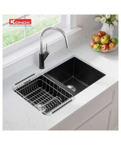 chau rua bat granite veloci 760d black 2