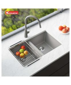 chau rua bat granite veloci 760d grey 2