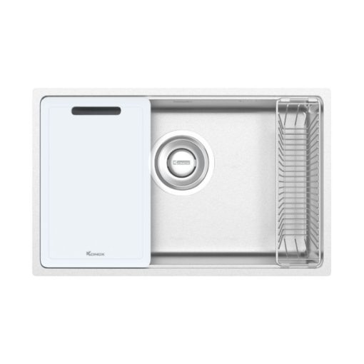 Chậu rửa bát inox 1 hố Konox TARI 7648SR - Ảnh 2