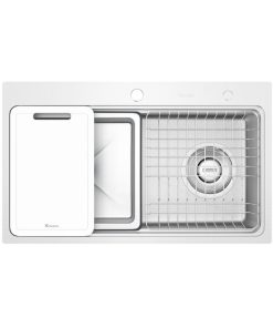 Chậu rửa bát inox 1 hố Konox Workstation Sink KN8048TS Dekor