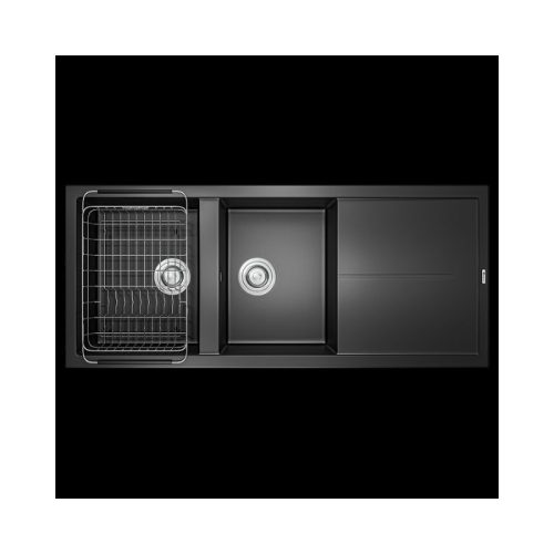 chau rua bat konox granite livello smart 1160 black