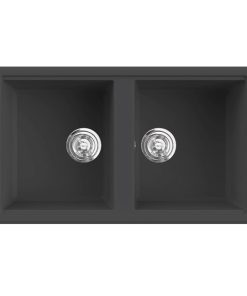 Chậu rửa bát Konox Granite Phoenix 860 Black