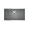 chau rua bat konox granite sink naros 760s grey 2