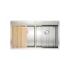 chau rua bat konox workstation sink topmount sink kn8850td