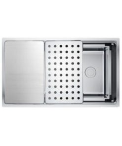 chau rua bat konox workstation undermount sink kn7644su dekor 1