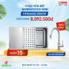 chau rua bat konox workstation undermount sink kn7644su dekor 2