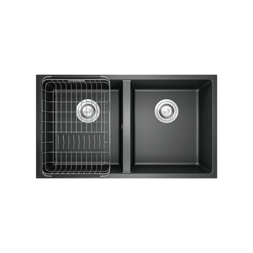 Chậu rửa bát Konox Granite Veloci 760D Black