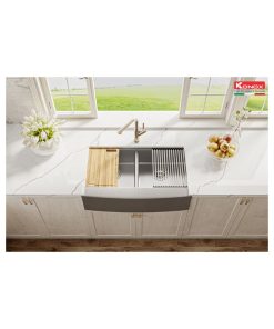 chau rua bat workstation apron sink kn8751da curve 2