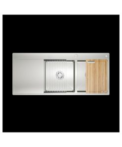 Chậu rửa bát Workstation - Topmount Sink KN11650TD - Bàn trái