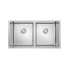 chau rua bat inox 2 ho konox cube 7544du
