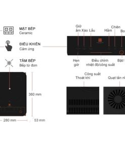 chi tiet bep tu mini hawonkoo ceh 107 ba di dong
