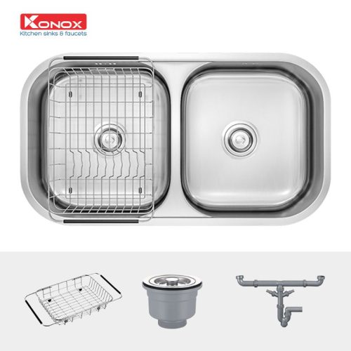 Chậu rửa bát Konox KN8246DUA 8 chi tiet chau rua bat konox kn8246dua