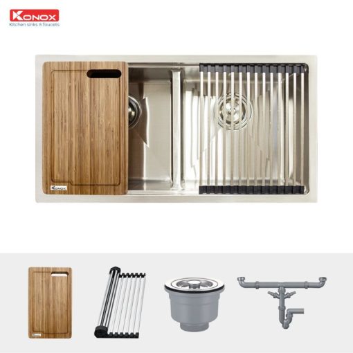 Chậu rửa bát Konox Workstation Sink – Undermount Sink KN8745DUB - Ảnh 3