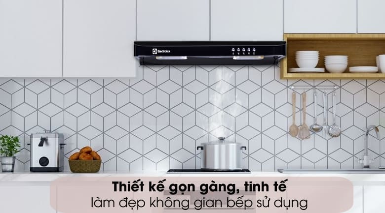 thiết kế của máy hút mùi Electrolux