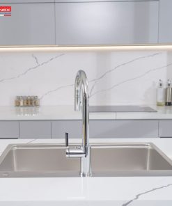 hinh anh chau rua bat chong xuoc konox workstation sink topmount sink kn8151ts dekor