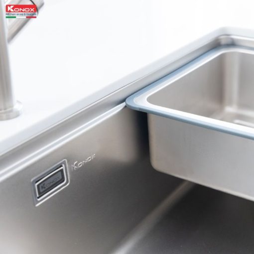 Chậu rửa bát inox 1 hố Konox TARI 8748SR - Ảnh 9