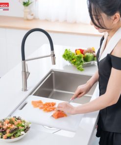 hinh anh chau rua bat inox 1 ho konox tari 8748sr 3