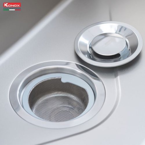 Chậu rửa bát inox 1 hố Konox TARI 8748SR 20 hinh anh chau rua bat inox 1 ho konox tari 8748sr 5