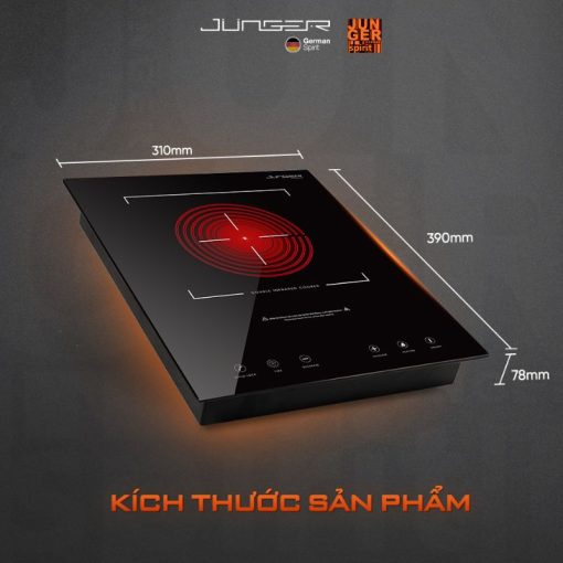 Bếp hồng ngoại đơn Junger MT-92 di động - Ảnh 4