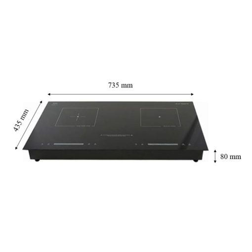 Bếp từ kết hợp hồng ngoại Junger ID-16 lắp âm - Hình ảnh 3
