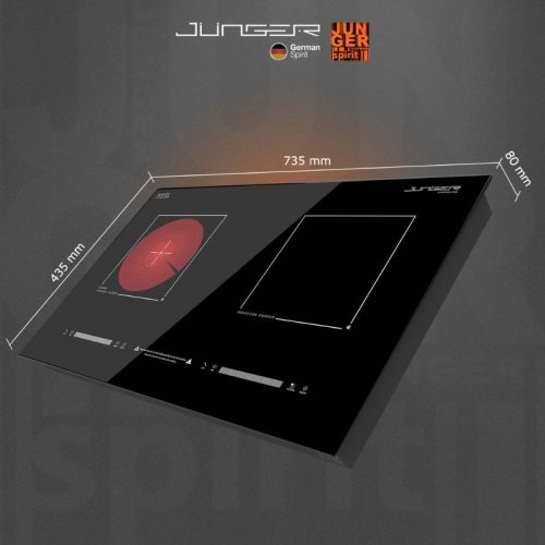 Bếp từ kết hợp hồng ngoại Junger MTD-18 lắp âm 7 kich thuoc bep tu ket hop hong ngoai junger mtd 18 lap am