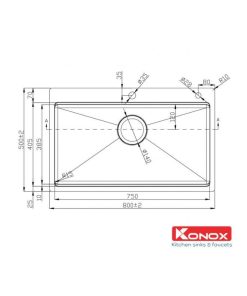 kich thuoc chau rua bat konox workstation kn8050ts basic