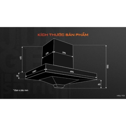 kich thuoc may hut mui ap tuong junger hrj 701 silver