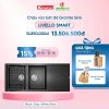 km chau rua bat konox granite sink livello smart 1160 black
