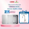 km chau rua bat konox workstation undermount sink kn7644su dekor