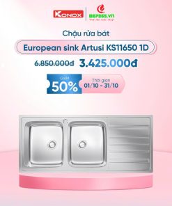 Chậu rửa bát Konox European Artusi KS11650 1D Bàn trái