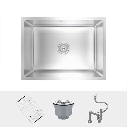 Chậu rửa bát inox 1 hố Konox KN6044SU Dekor - Ảnh 2