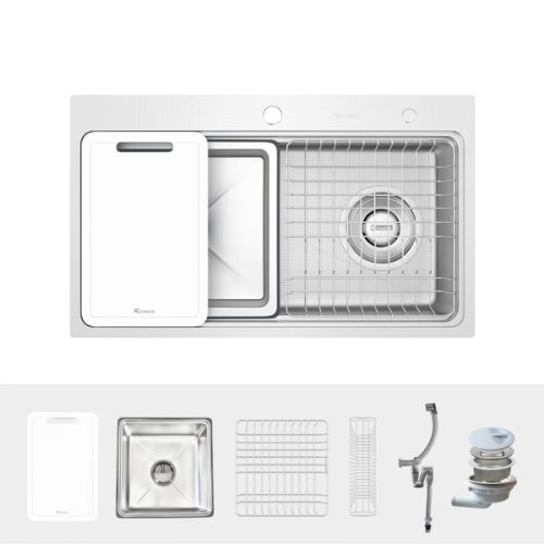 phu kien chau rua bat inox 1 ho konox workstation sink kn8048ts dekor