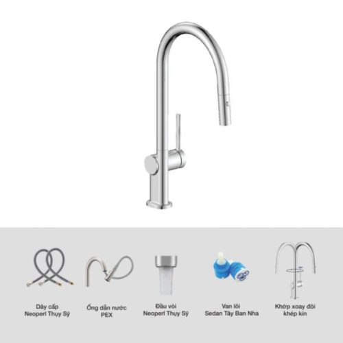 Phụ kiện vòi rửa bát Kluger KLF0003SC